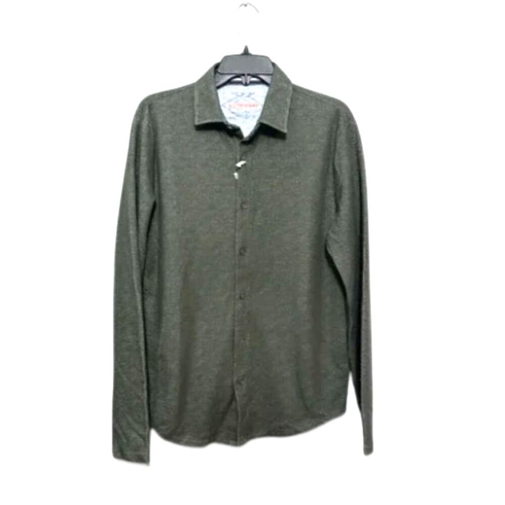Vintage Original Up Shirt Long Sleeve Weatherproof Breathable Green Small NWOT